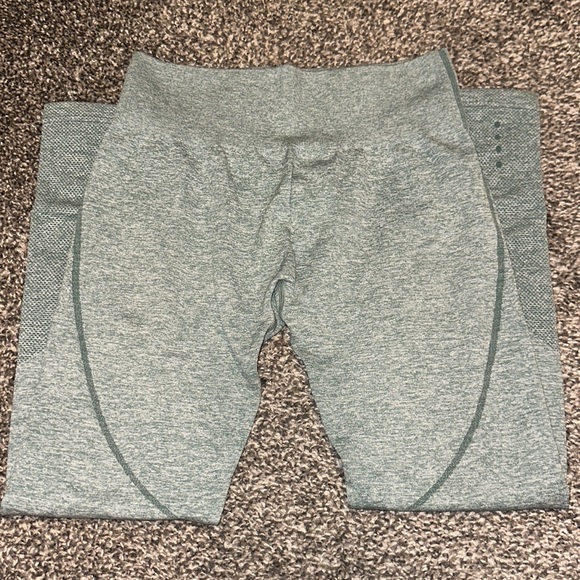 ACTA stretchy teal green leggings Medium - Picture 2 of 10